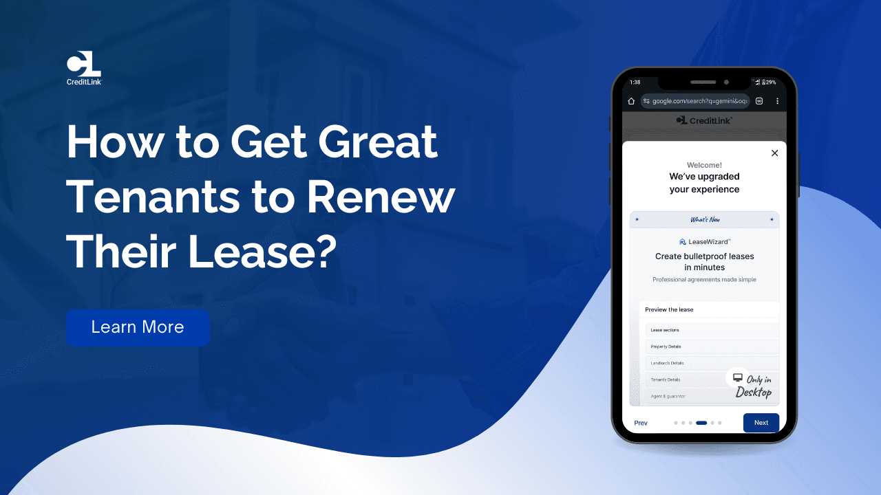 How to get Great Tenants to Renew their Lease