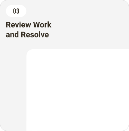 Resolve & Review