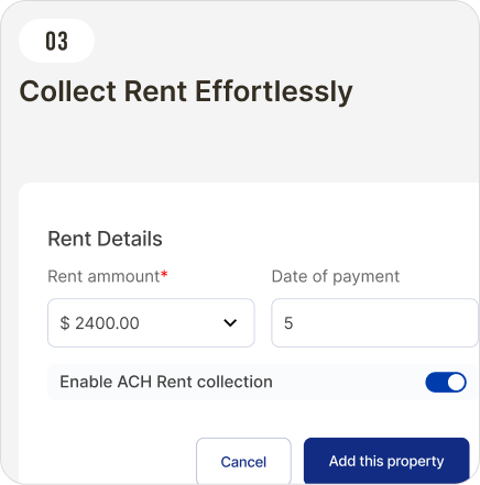 Collect Rent Effortlessly